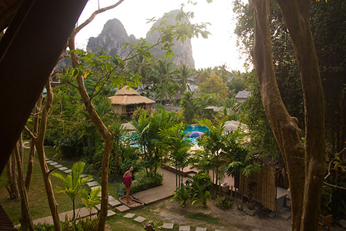 Balkongutsikt från Railay Princess Resort & Spa