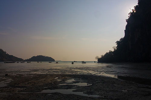 Lågvatten på Railay