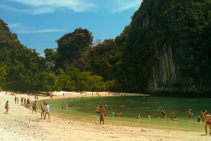 Lagunen på Koh Hong