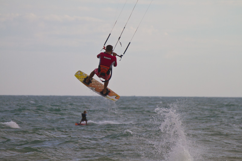 Kitesurfare